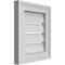 Ekena Millwork Vertical Surface Mount PVC Gable Vent: Functional, w/ 2"W x 1-1/2"P Brickmould Frame, 12"W x 14"H GVPVE12X1402SF - alternate 5